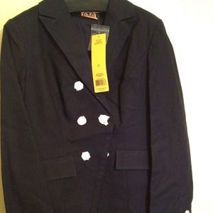 🌟FLASH SALE🌟Nwt Tory burch sz 4 navy jacket/blaz