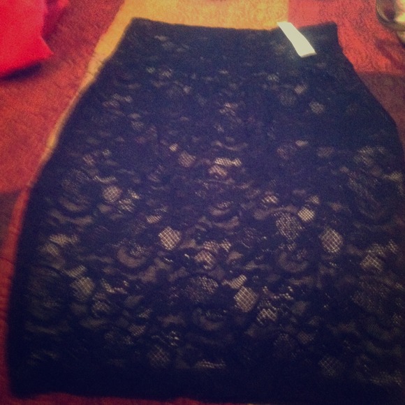 Black skirt