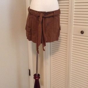 Wet Seal Brown Mini Skirt