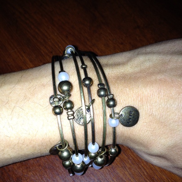 Mixed metal, multi, cuff bracelet