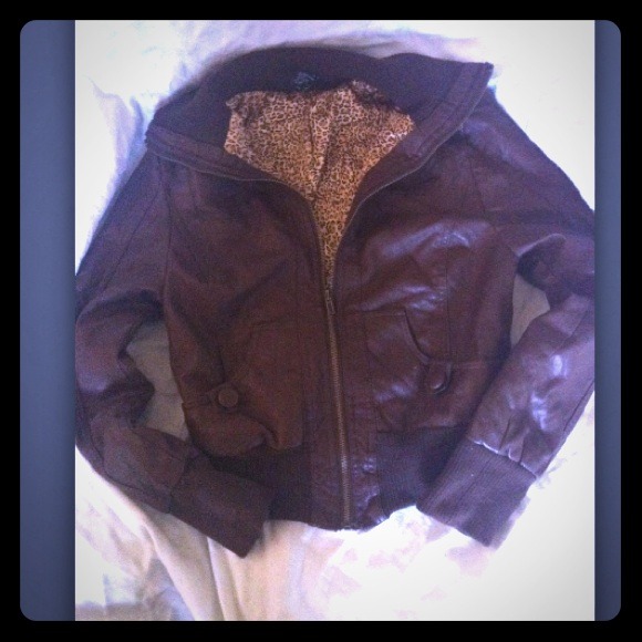 Dark Chocolate Leather Jacket!