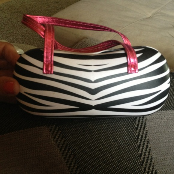 Zebra eyeglass case