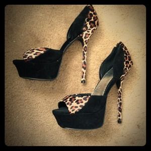 Bebe Black Heels