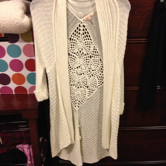 🚫SOLD IN BUBDLE🚫cardigan with back detail