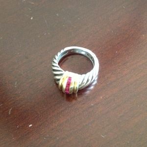 David Yurman ruby ring