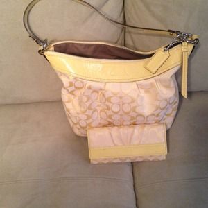 **SOLD** Authentic Coach Purse and Matching Wallet