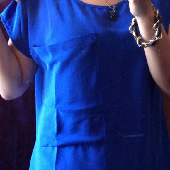 Tops - Blouse/White/Green/Black&Royal Blue(RB In M only)
