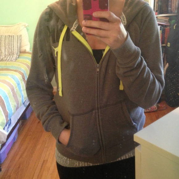 PINK Zip Up Hoodie