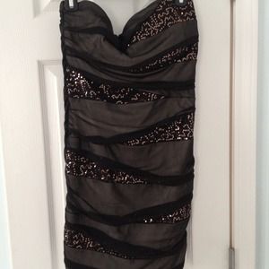 Strapless party dress