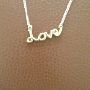 'Love' necklace