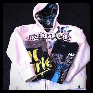 Vans and Hurley Hoodie Bundle