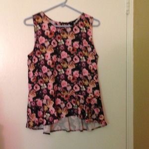 Floral print peplum top from H&M