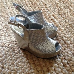 Silver heels- shoes