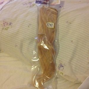 REAL human hair extensions. 12in.