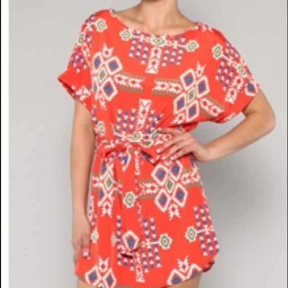 Aztec print dress!!