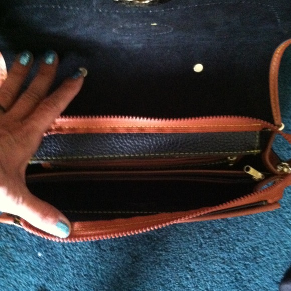New real leather Carina Intl Inc purse