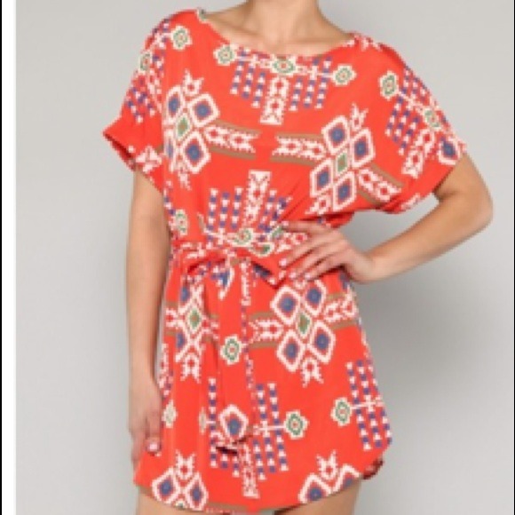 Aztec print dress!!