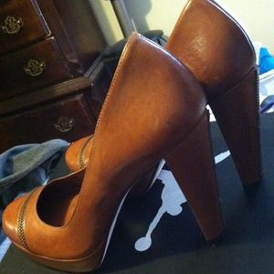 Cole haan zipper heels