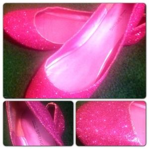 🌸TRADE🌸Sparkly pink flats