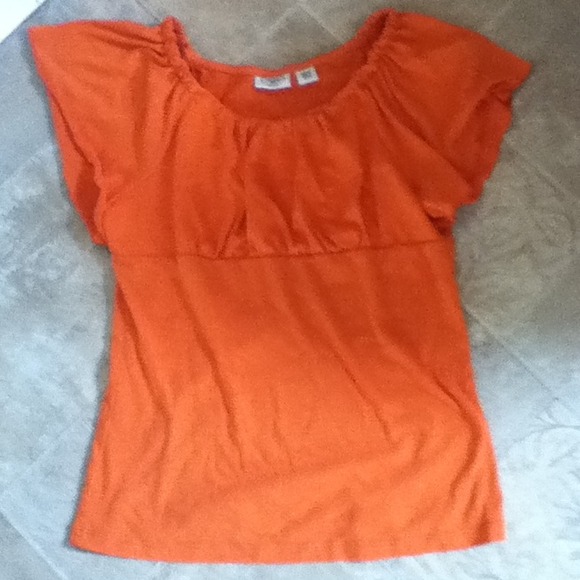 Orange shirt