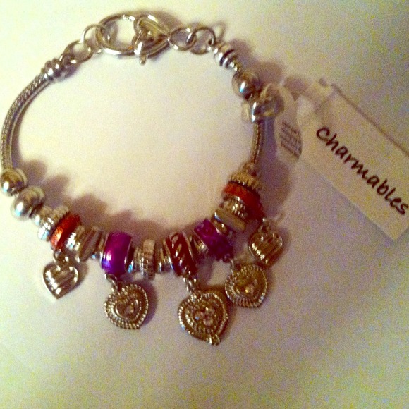 Charmables bracelet. Never worn!