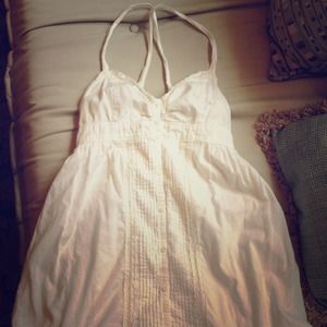 White Hollister dress with straps!