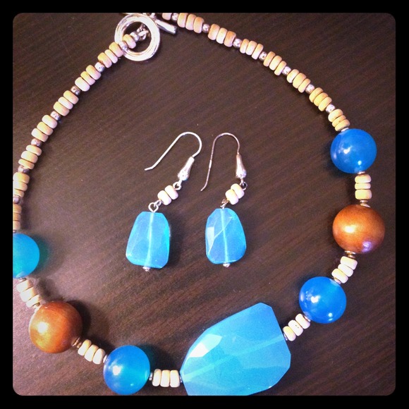 Ralph Lauren choker and earring set