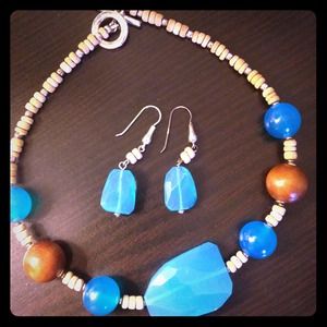 Ralph Lauren choker and earring set