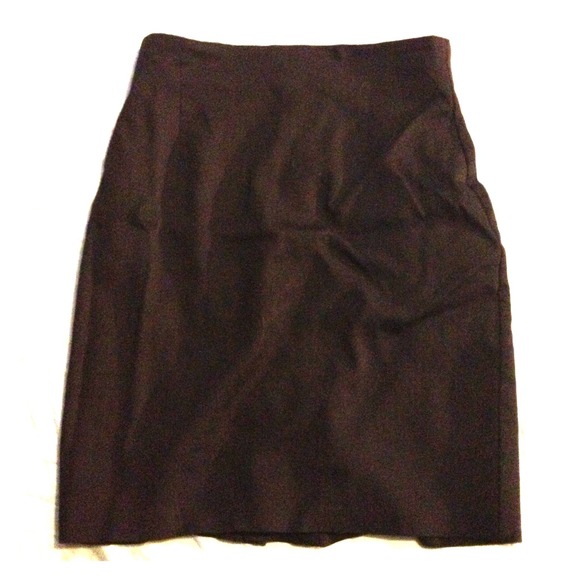 Black mini with pleats and back slit