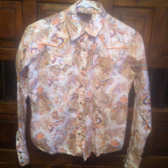 Western Ariat girls shirt
