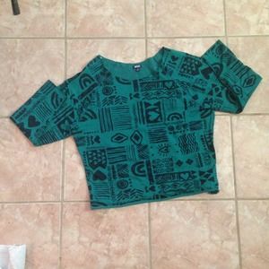 🚫TRADED🚫Blue green shirt.