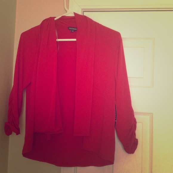 Silky red Cardigan