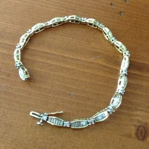 Reserved till June 4th. 14kt Gold Tennis Bracelet