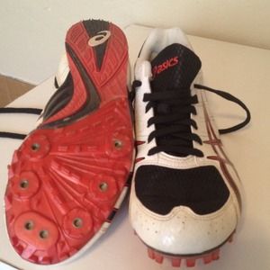 Asics track shoes