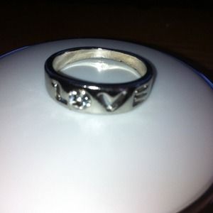 Beautiful shiny love ring