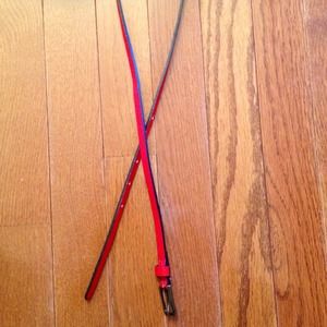 Brand new bright red belt from French Connection