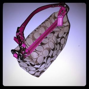 🚫SOLD🚫Authentic Brown and Pink Coach