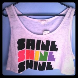 "Shine" crop top