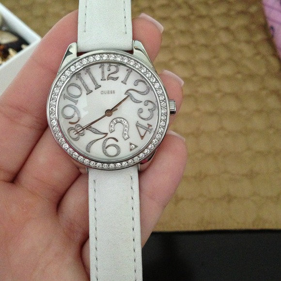 White guess watch