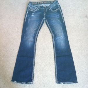 Worn once Rock Revival Vivian boot cut jeans