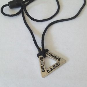 D.A.R.E. Triangular Necklace