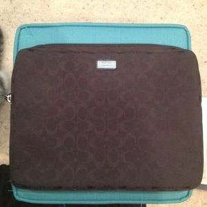 Coach laptop sleeve