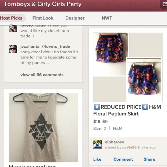🚫SOLD🚫🎉HOST PICK🎉⬇REDUCED💲⬇H&M Skirt - Picture 4 of 4
