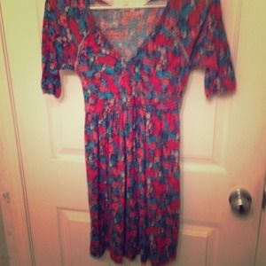 Quarter Sleeve Floral dress🎀