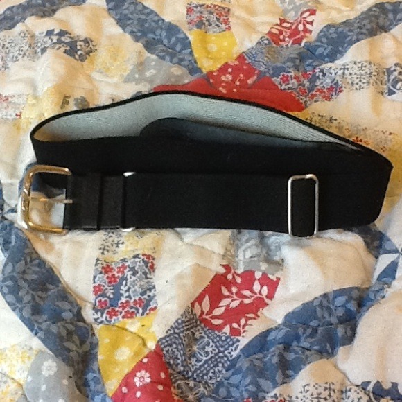 Adjustable Black Baseball Belt