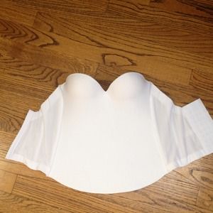 RESERVED.David's Bridal bustier 34b
