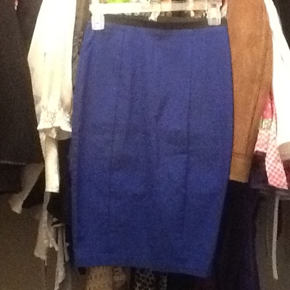 Skirt color blue