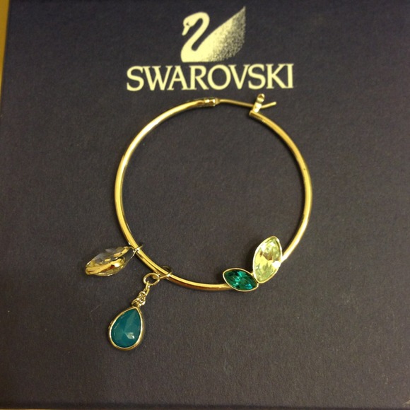 Swarovski Hoop Earrings - could be worn 3 ways. - Picture 3 of 3