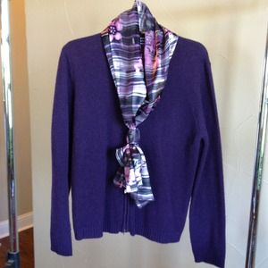 Warm Purple Cardigan