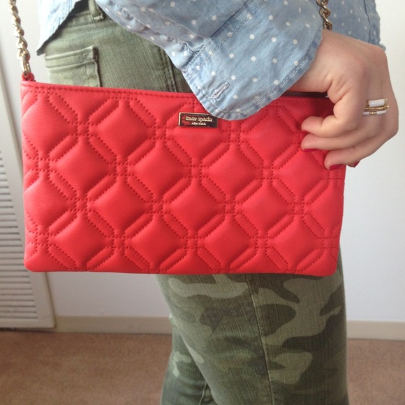 kate spade Handbags - Kate Spade Astor Court Quilted Coral Crossbody